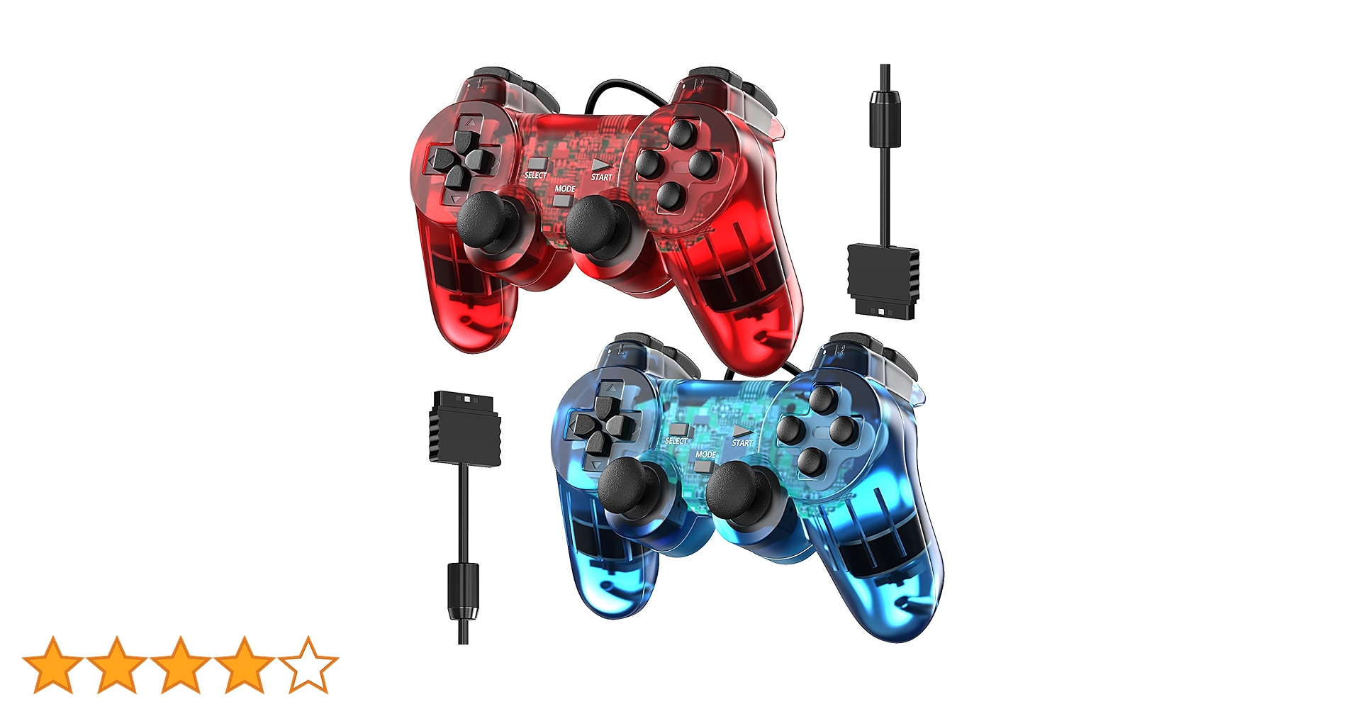 Amazon | PS2 Double Shock用有線コントローラー 2個パック